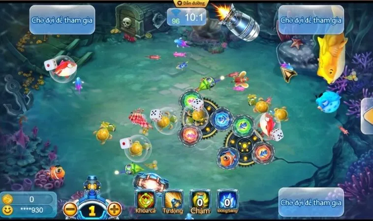 Giao diện chơi Bắn Cá Đại Dương 58Win