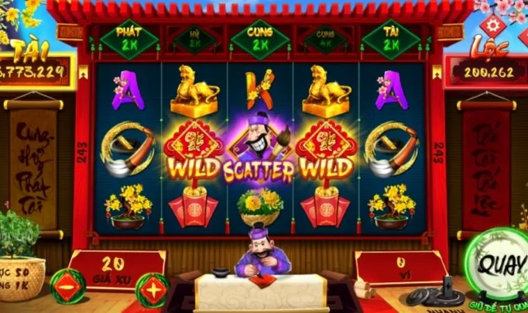 Giao diện chơi Nổ Hũ Ông Đồ Tại 58Win