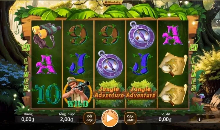 Giao diện chơi Nổ Hũ Rừng Xanh 58Win