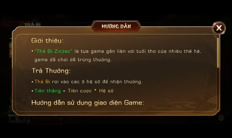 Hướng dẫn chơi game nhanh ZicZac 58Win